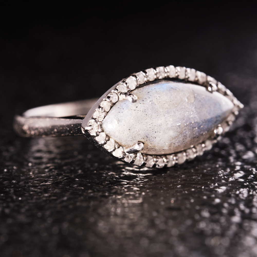 QuArtZ StOne Oxidized RinG! - Picture 4 of 4